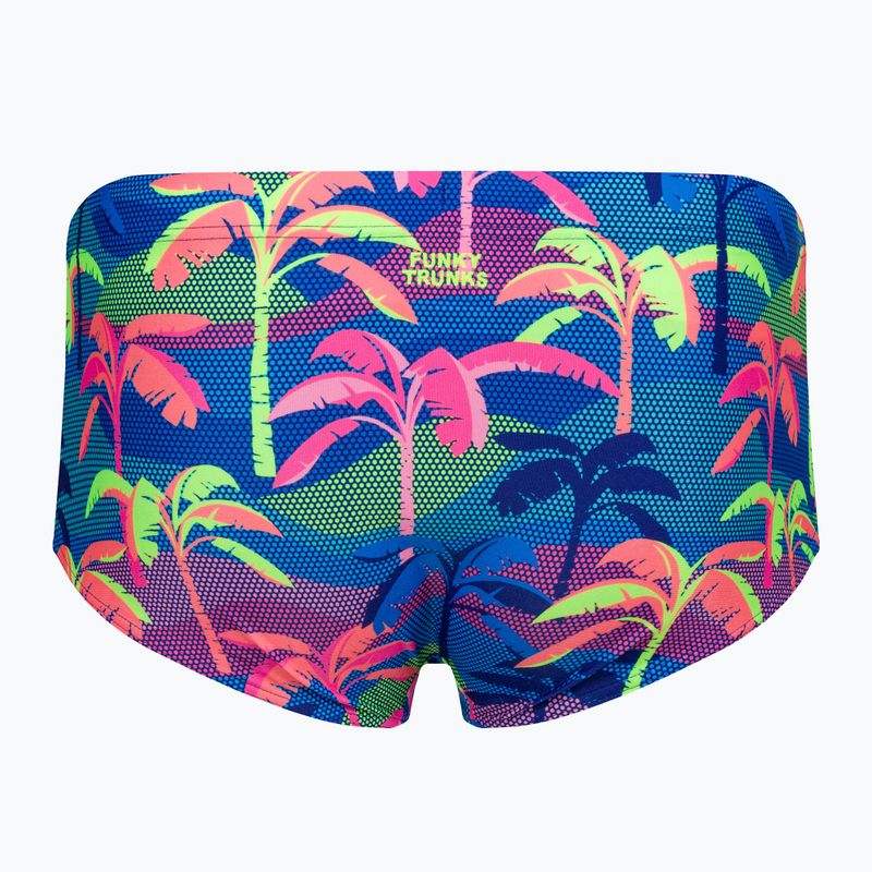 Bărbați boxeri de înot Funky Trunks Sidewinder Trunks palmier mult 2