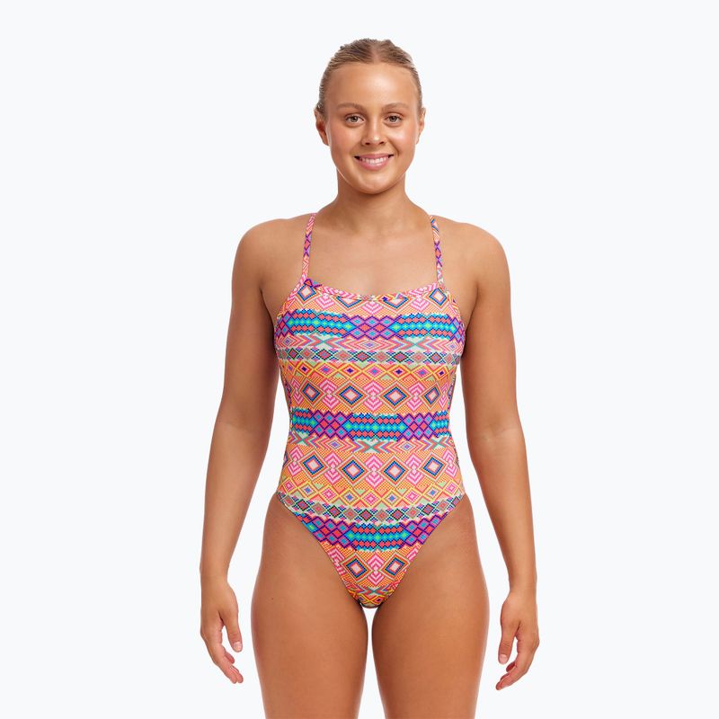 Costum de baie pentru femei Funkita Twisted One Piece diavol în detaliu 2