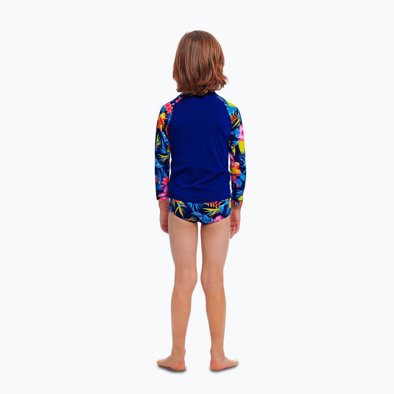 Copii Funky Trunks Zippy Rash Vest pentru copii în floare 3