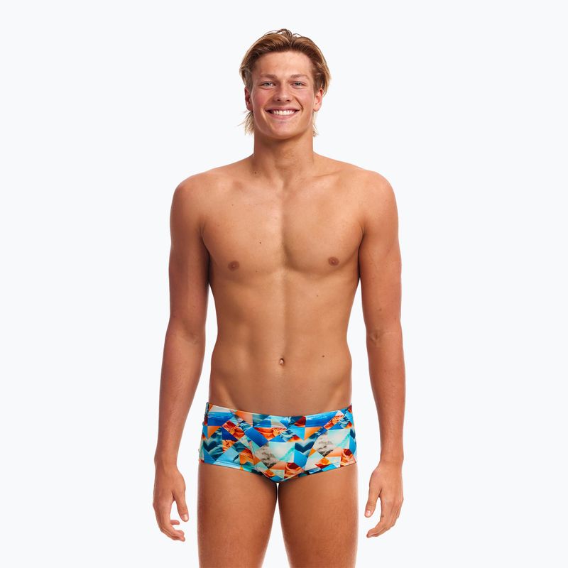 Boxeri Funky Trunks Classic Trunks pentru bărbați boxeri de înot cu valuri sparte 2