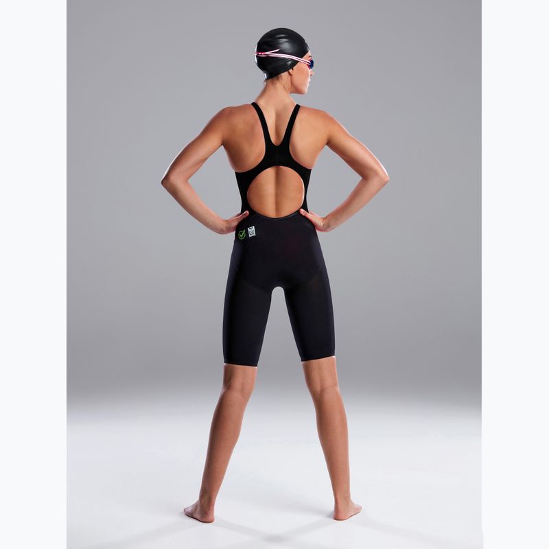 Costum de înot dintr-o piesă pentru femei  Funkita Apex Viper Kneeskin black mint 2