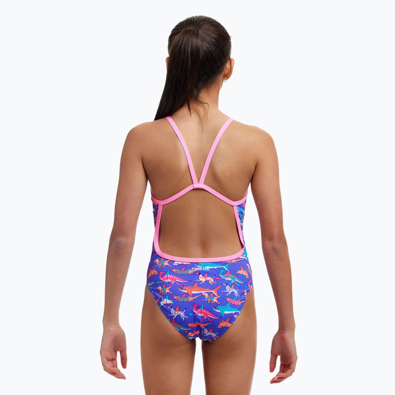 Costum de înot dintr-o piesă pentru copii Funkita Single Strap One Piece doggie paddle 3