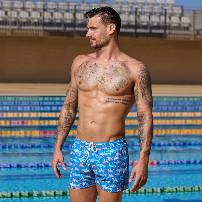 Pantaloni scurți de baie pentru bărbați Funky Trunks Shorty Shorts Short fin swimming 4