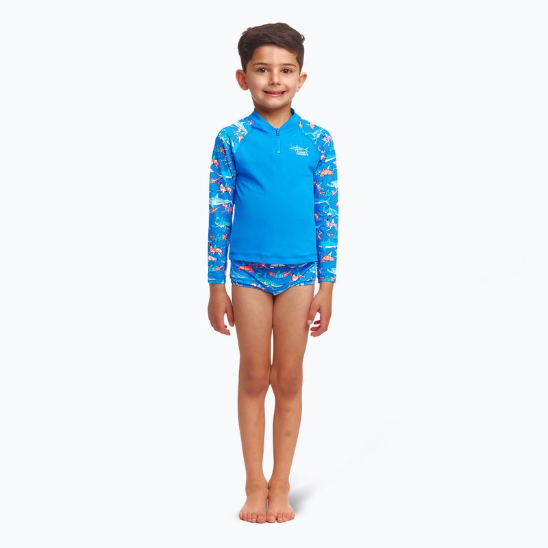 Longsleeve de înot pentru copii Funky Trunks Zippy Rash Vest fin swimming 2