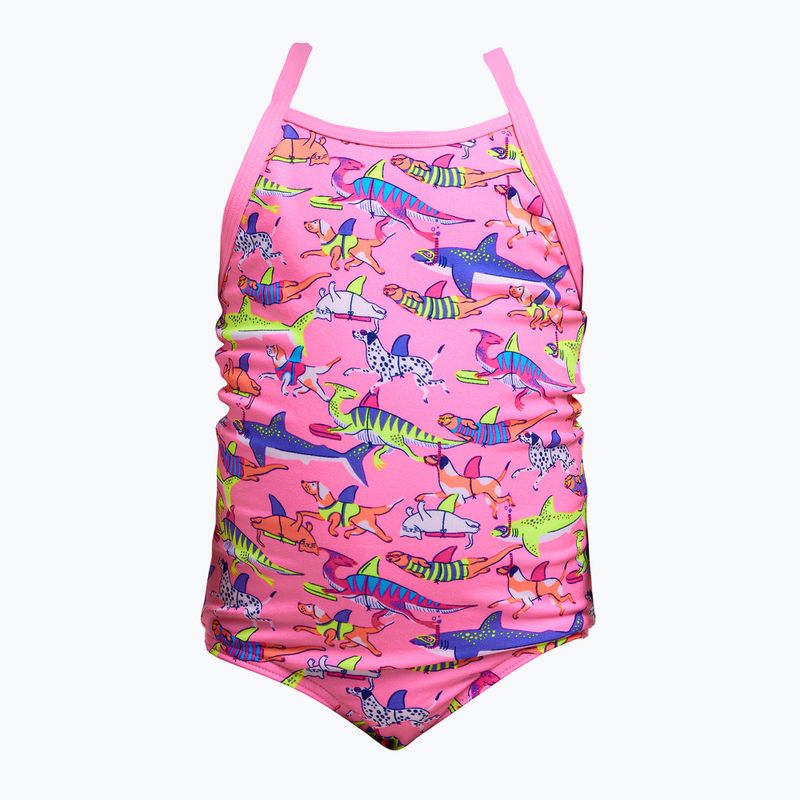 Costum de înot dintr-o piesă pentru copii Funkita Printed One Piece learner lane