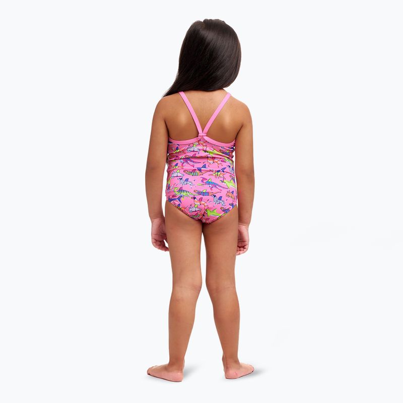 Costum de înot dintr-o piesă pentru copii Funkita Printed One Piece learner lane 3