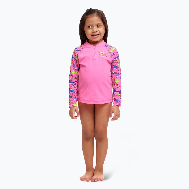 Longsleeve + chiloți de înot pentru copii Funkita Zippy Rashie & Brief learner lane 2