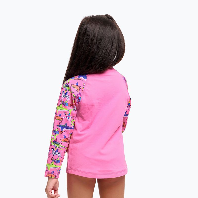 Longsleeve + chiloți de înot pentru copii Funkita Zippy Rashie & Brief learner lane 9
