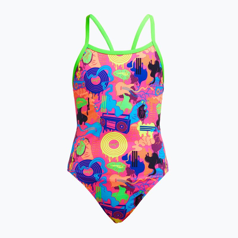 Costum de înot dintr-o piesă pentru copii Funkita Single Strap One Piece lotsa pop