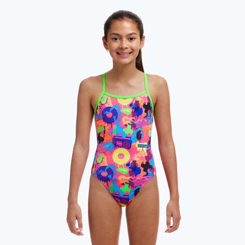 Costum de înot dintr-o piesă pentru copii Funkita Single Strap One Piece lotsa pop 2