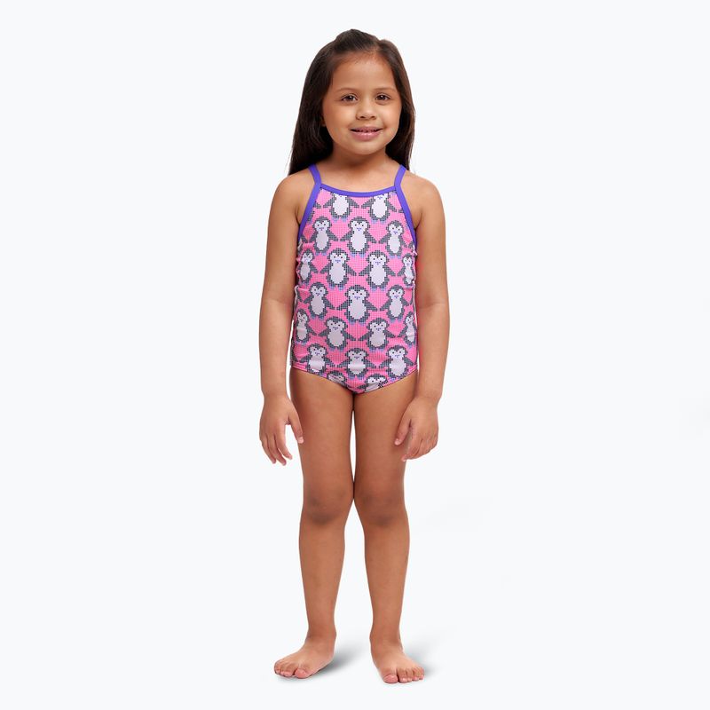 Costum de înot dintr-o piesă pentru copii Funkita Printed One Piece pixi pengi 2