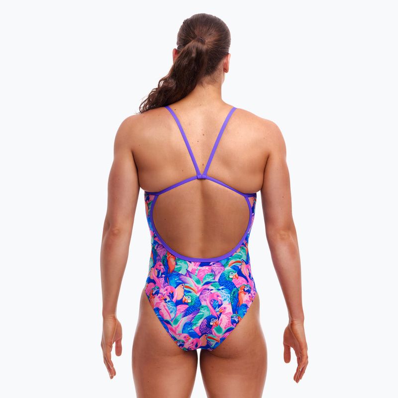 Costum de înot dintr-o piesă pentru femei  Funkita Single Strap One Piece birds gone wild 3