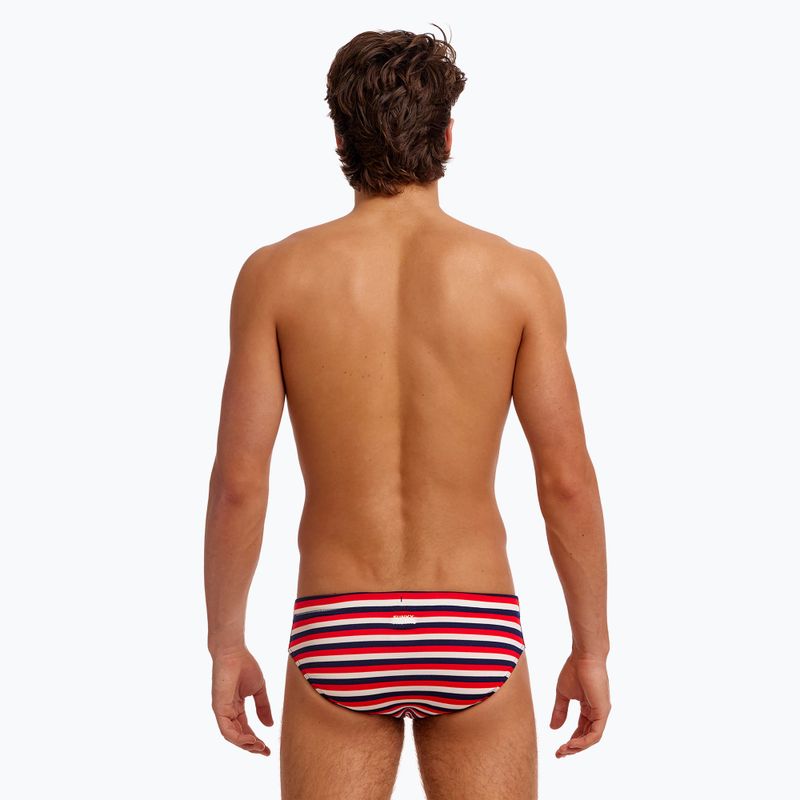 Slip de baie pentru bărbați  Funky Trunks Seamed Briefs riviera 3