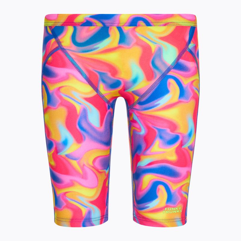 Boxeri de înot pentru copii  Funky Trunks Training summer swirl