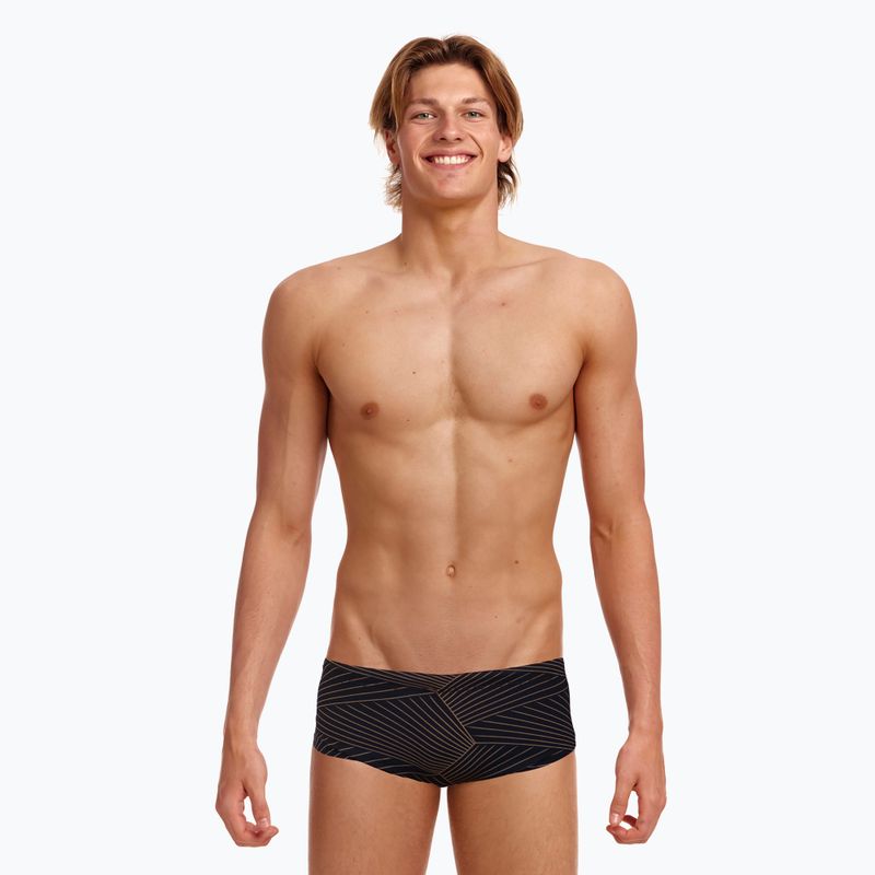 Boxeri de înot pentru bărbați Funky Trunks Sidewinder Trunks gold weaver 2