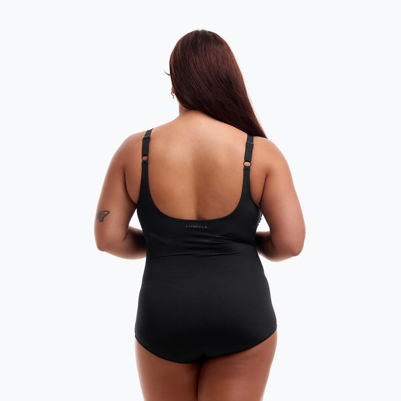 Costum de înot dintr-o piesă pentru femei Funkita Scoop Neck One Piece still black 5