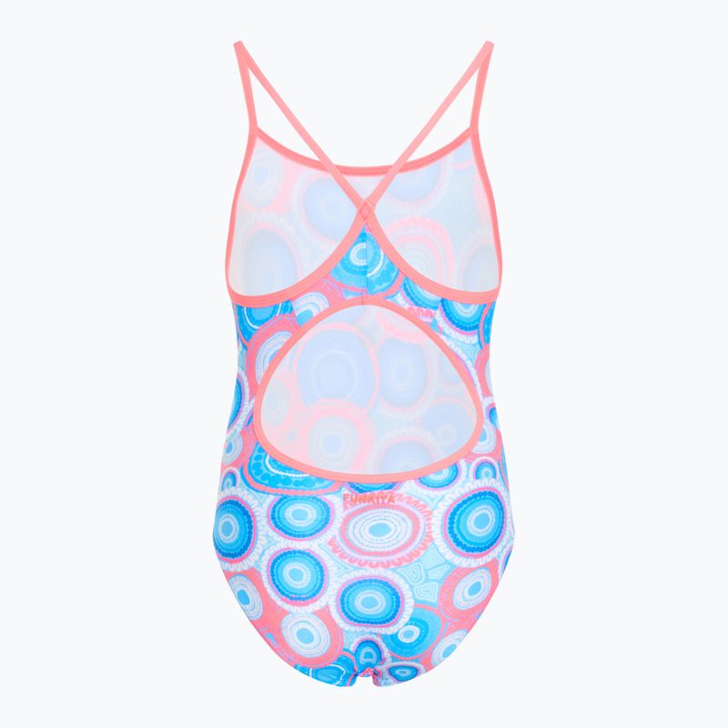 Costum de baie dintr-o piesă pentru copii Funkita Diamond Back One Piece bundjalung blue 2