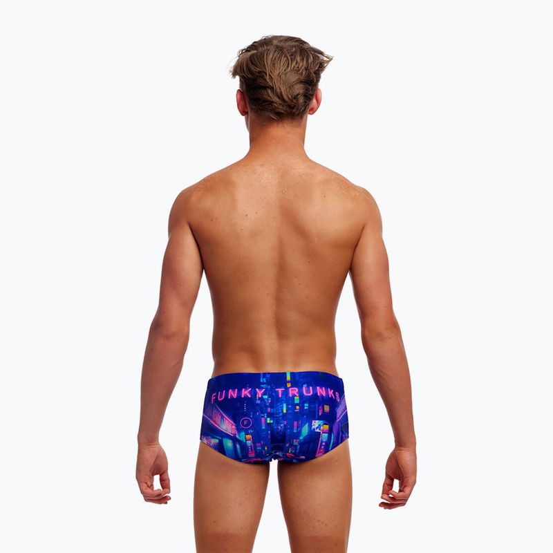 Boxeri de înot pentru copii Funky Trunks Sidewinder Trunks cyber city 2