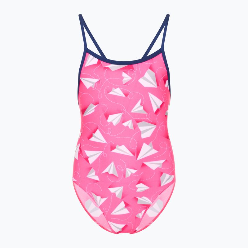 Costum de baie dintr-o piesă pentru copii  Funkita Single Strap One Piece paper pink