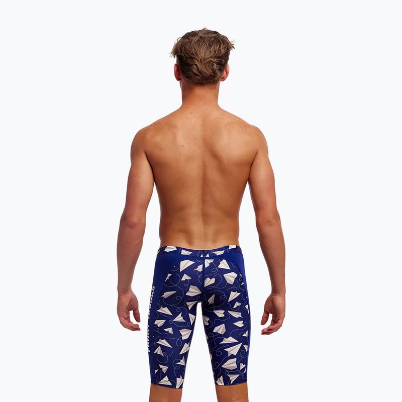 Boxeri de înot pentru copii Funky Trunks Training paper plain 5