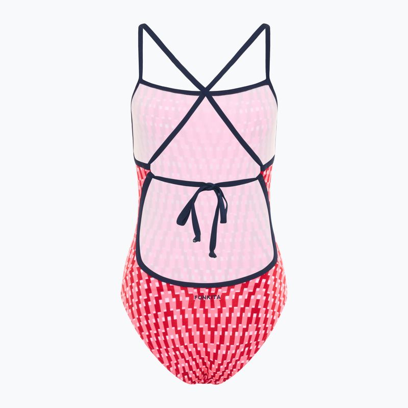 Costum de baie dintr-o piesă pentru femei Funkita Tie Me Tight One Piece red 2