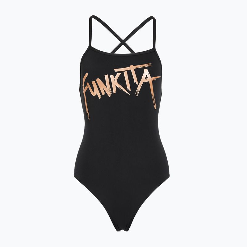 Costum de baie dintr-un element pentru femei Funkita Strapped In One Piece bronzed