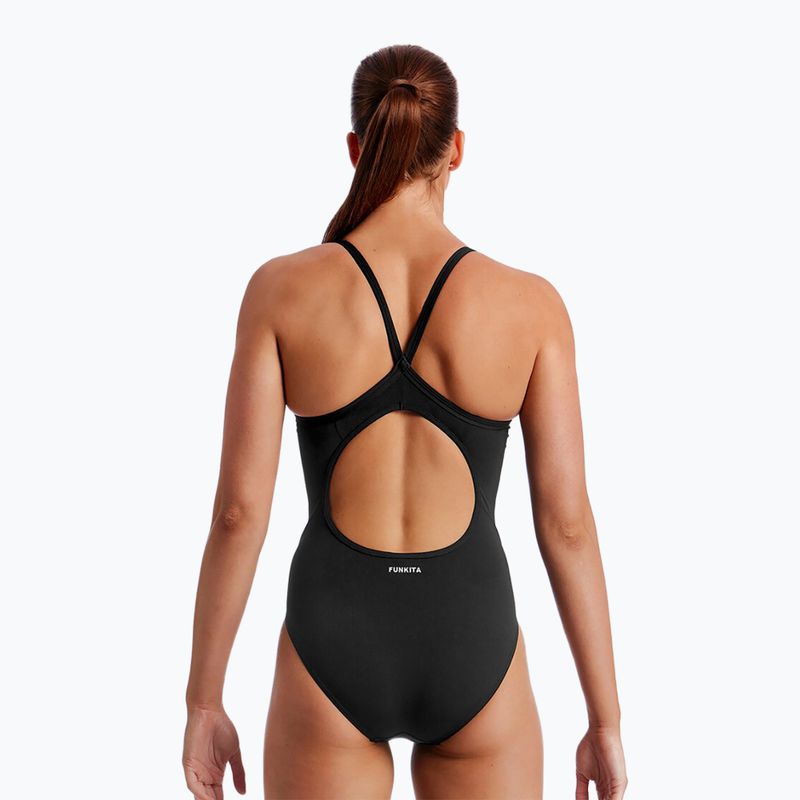Costum de baie dintr-un element pentru femei Funkita Diamond Back One Piece still black 2