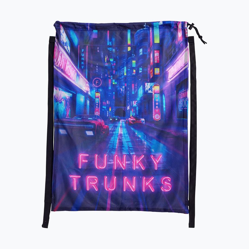 Sac de înot Funky Trunks Mesh Gear cyber city