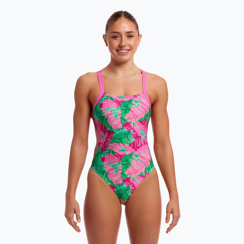 Costum de înot dintr-o piesă pentru femei  Funkita Brace Free One Piece tropic palm 4