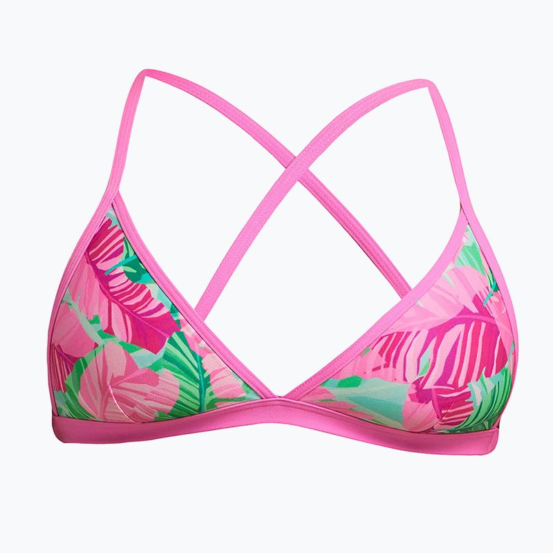 Partea de sus a costumului de baie Funkita Tri Top tropic palm