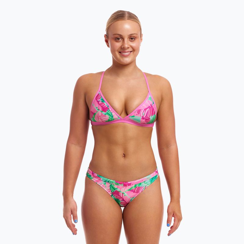 Partea de sus a costumului de baie Funkita Tri Top tropic palm 2