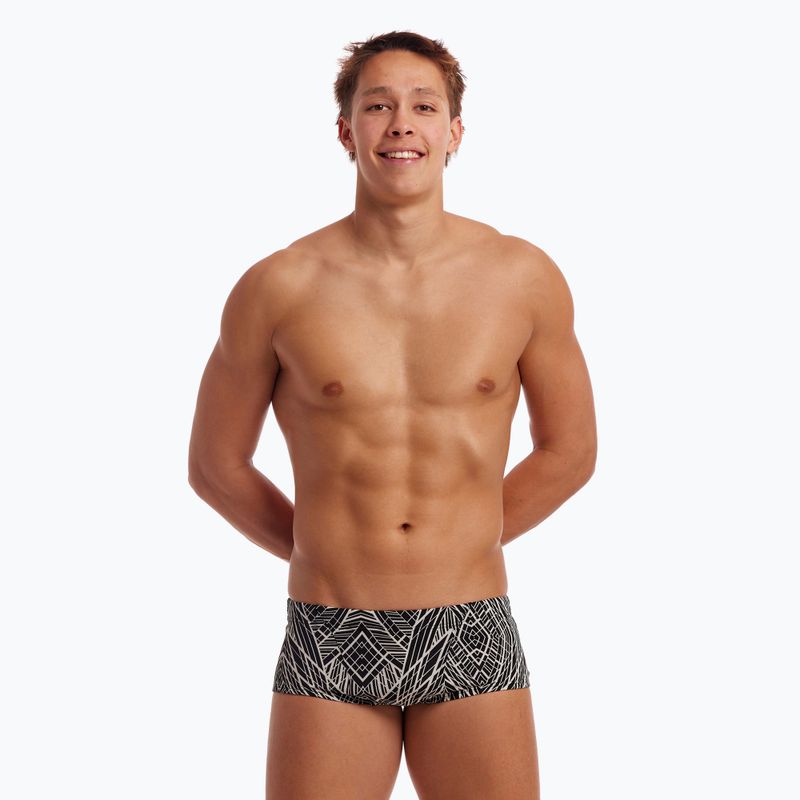 Boxeri de înot pentru bărbați Funky Trunks Classic Trunks space signals 4