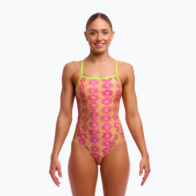 Costum de baie dintr-un element pentru femei Funkita Single Strap One Piece poison pink 2