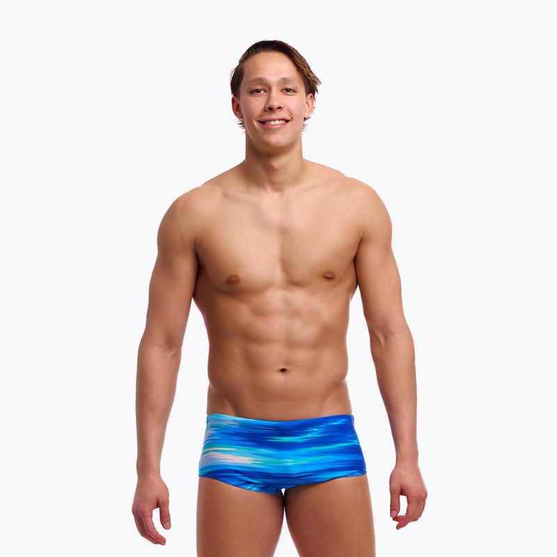 Boxeri de înot pentru bărbați Funky Trunks Sidewinder Trunks sea breeze 2