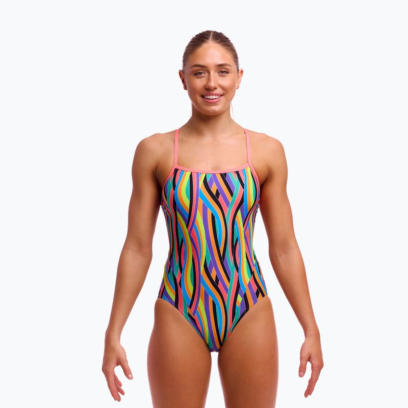 Costum de baie dintr-un element pentru femei Funkita Single Strap One Piece curl curl 2