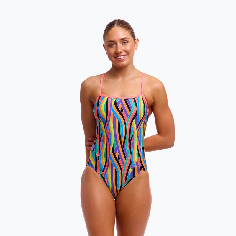 Costum de baie dintr-un element pentru femei Funkita Single Strap One Piece curl curl 4