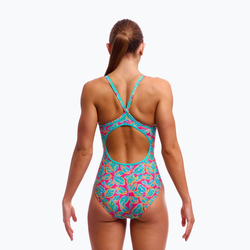 Costum de baie dintr-un element pentru femei Funkita Diamond Back One Piece planted pink 2