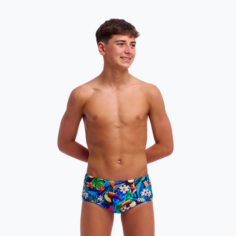 Boxeri de înot pentru copii Funky Trunks Sidewinder Trunks birdie wordie 2
