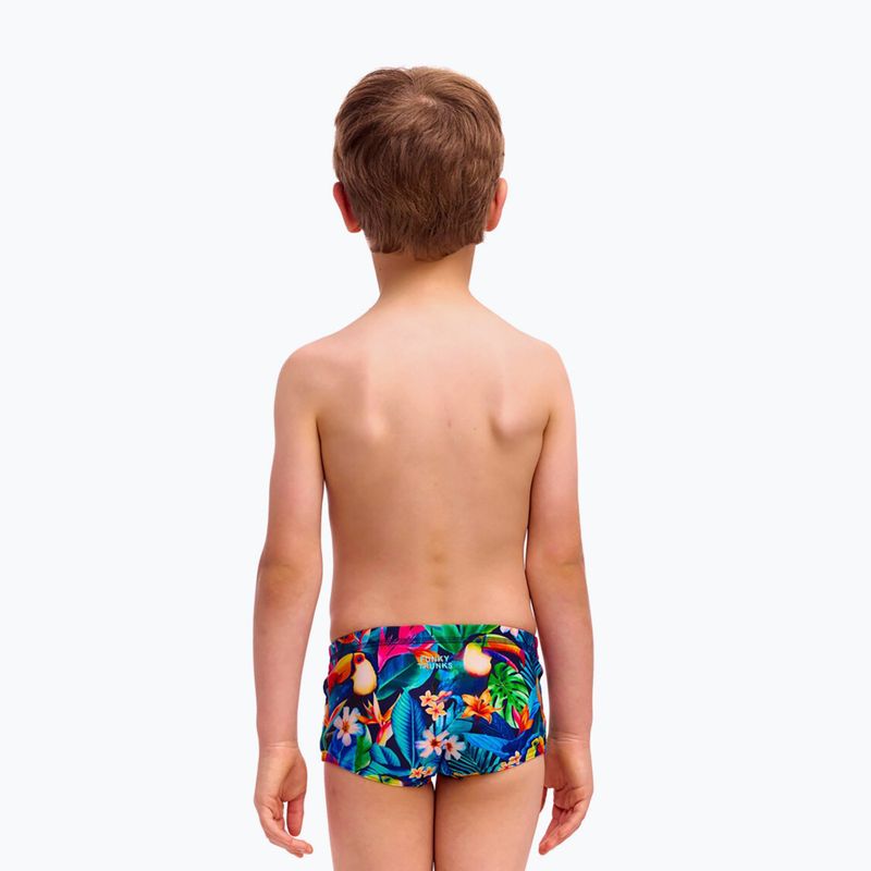 Boxeri de înot pentru copii Funky Trunks Printed Trunks birdie wordie 3