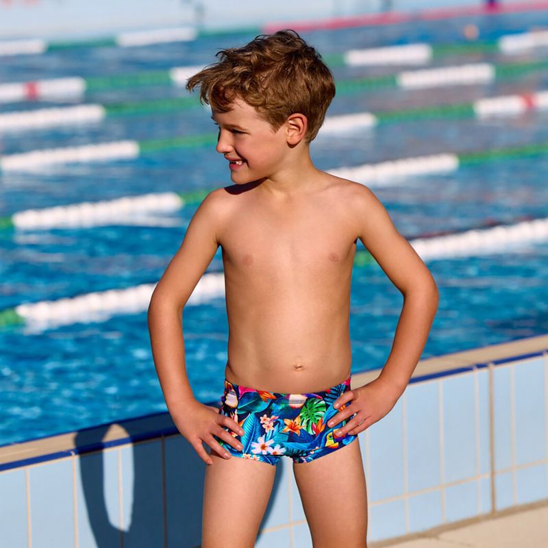 Boxeri de înot pentru copii Funky Trunks Printed Trunks birdie wordie 4