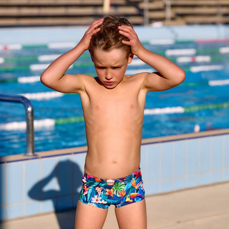Boxeri de înot pentru copii Funky Trunks Printed Trunks birdie wordie 5