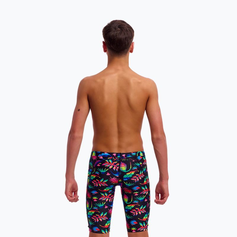 Slip de înot pentru copii Funky Trunks Training Jammers lost leaf 3