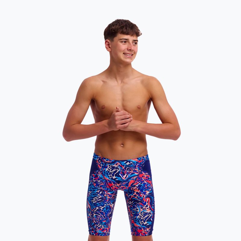 Slip de înot pentru copii Funky Trunks Training Jammers mad cat 2