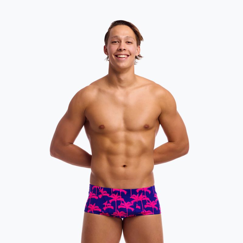 Boxeri de înot pentru bărbați Funky Trunks Classic Trunks pinky palms 2