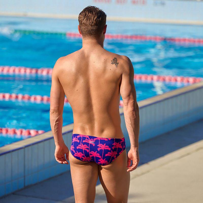 Slip de baie pentru bărbați Funky Trunks Classic Brief pinky palms 5