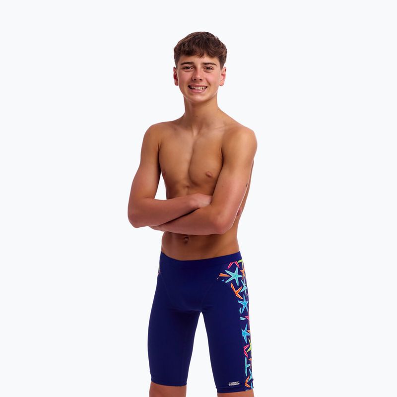 Slip de înot pentru copii Funky Trunks Training Jammers starry night 2