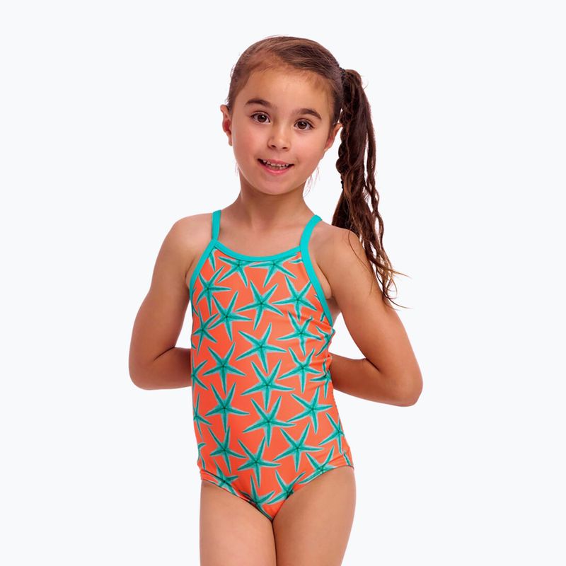 Costum de înot întreg pentru copii Funkita Printed One Piece stars below