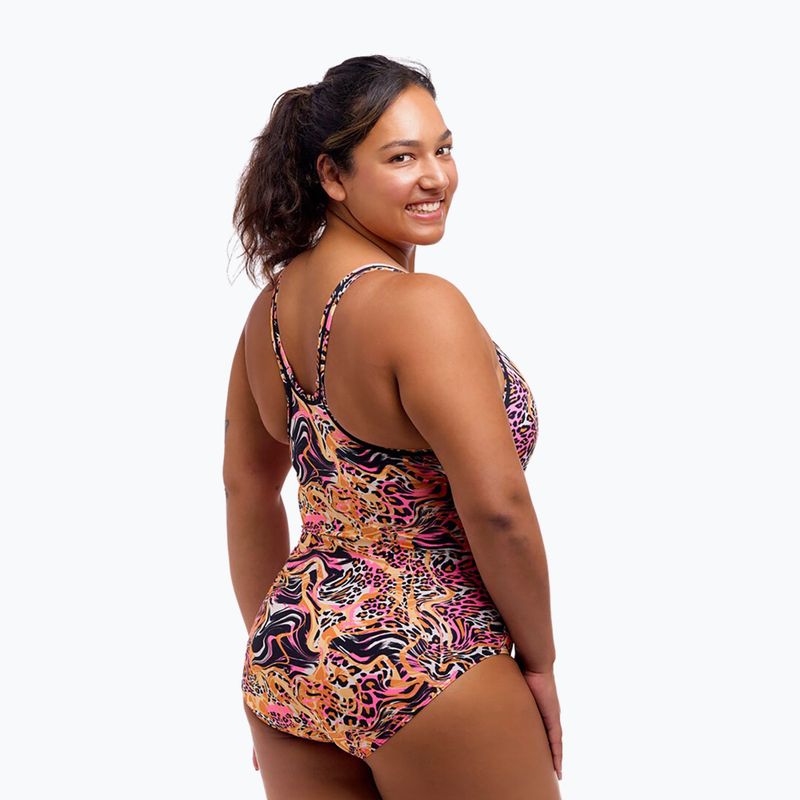 Costum de înot întreg pentru femei Funkita Locked In Lucy One Piece tipsy tiger 2