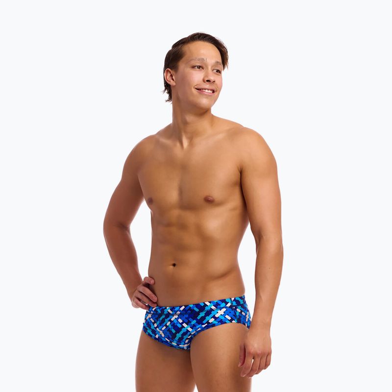 Slip de baie pentru bărbați Funky Trunks Classic Brief under over 2