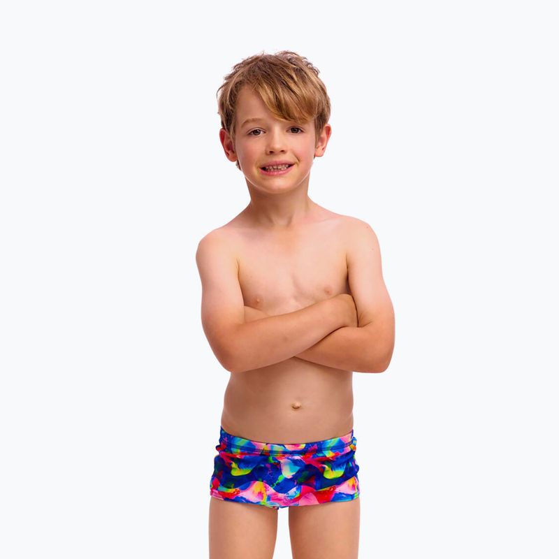 Boxeri de înot pentru copii Funky Trunks Printed Trunks wet wave 2